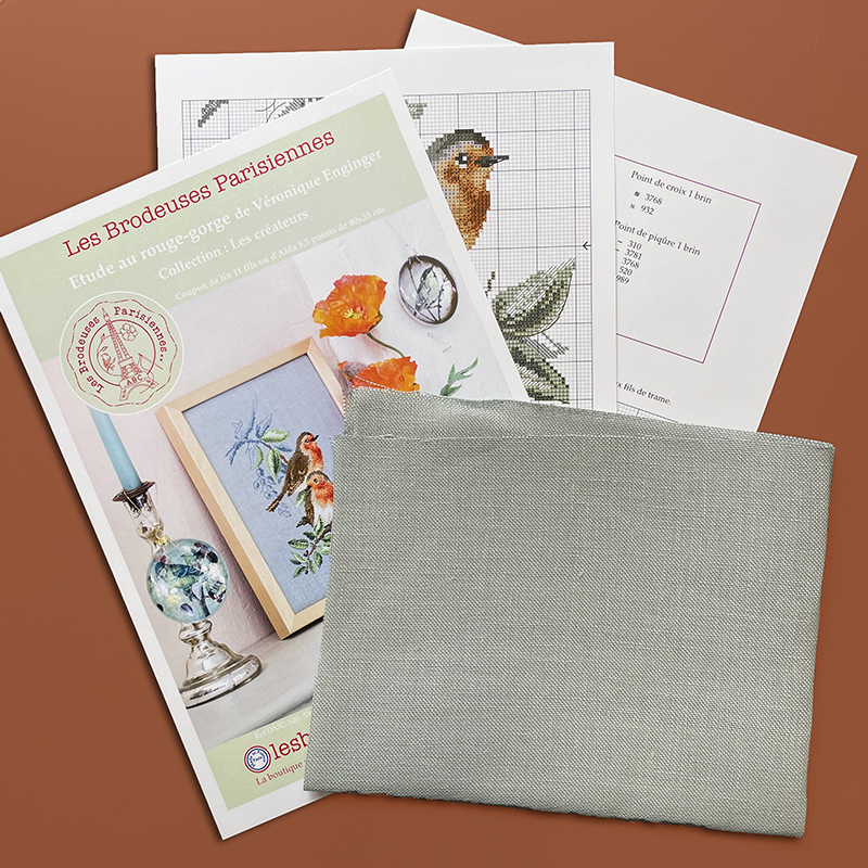 Lin : Étude aux Rouge-gorges