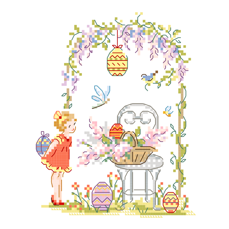 «Pâques dans mon jardin» Chart