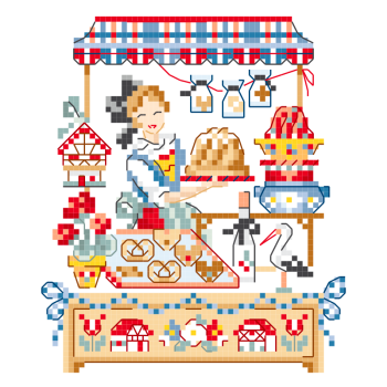 Grille «La marchande alsacienne»