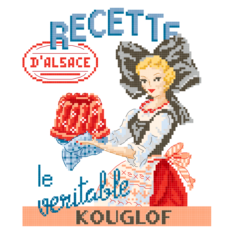 Grille «L'Alsacienne petit modèle»