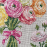 Linen : «renoncules» Study (maxi-pattern) Linen : «renoncules» Study (maxi-pattern)