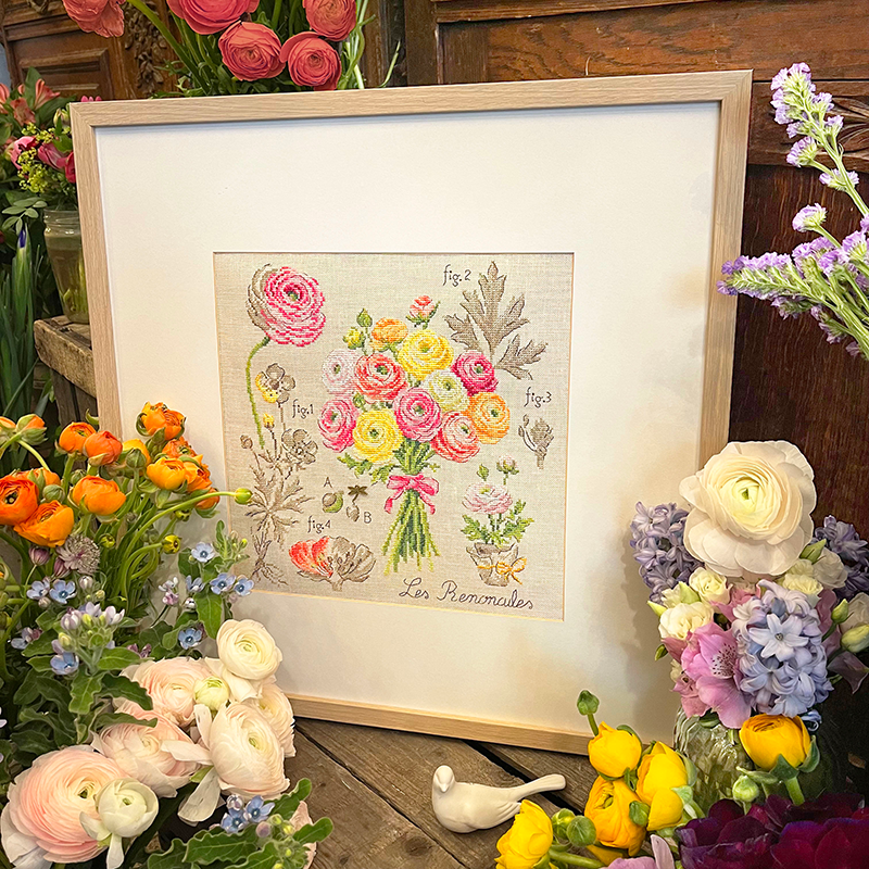 Aïda : Étude aux Renoncules (maxi-grille)