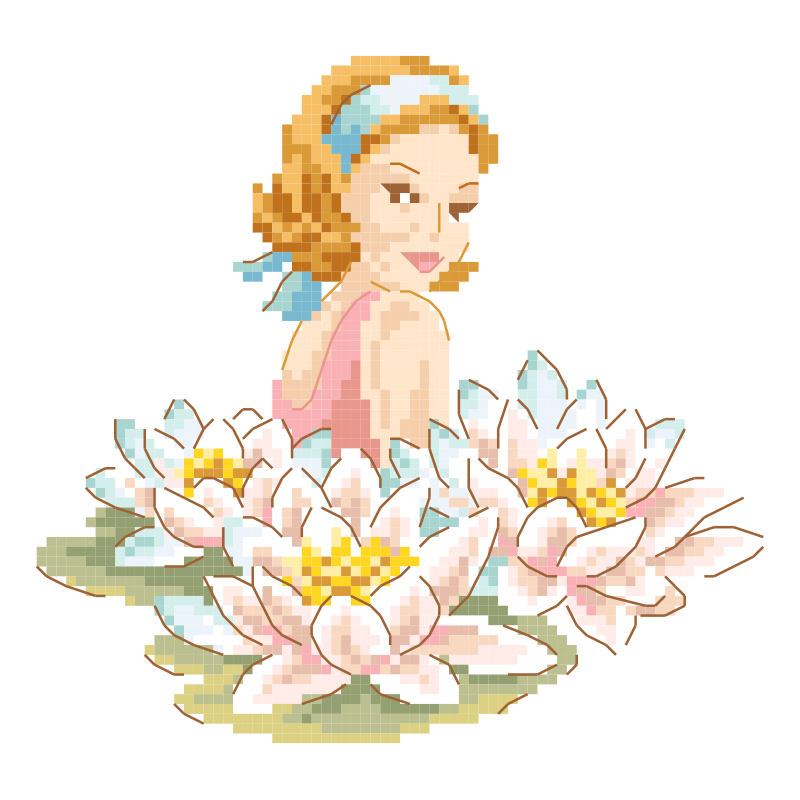 Grille «Beauté fleurie»