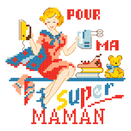 Grille «Super maman» Grille «Super maman»