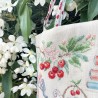 Lin : Sac «Cerisette et bobinette» Lin : Sac «Cerisette et bobinette»