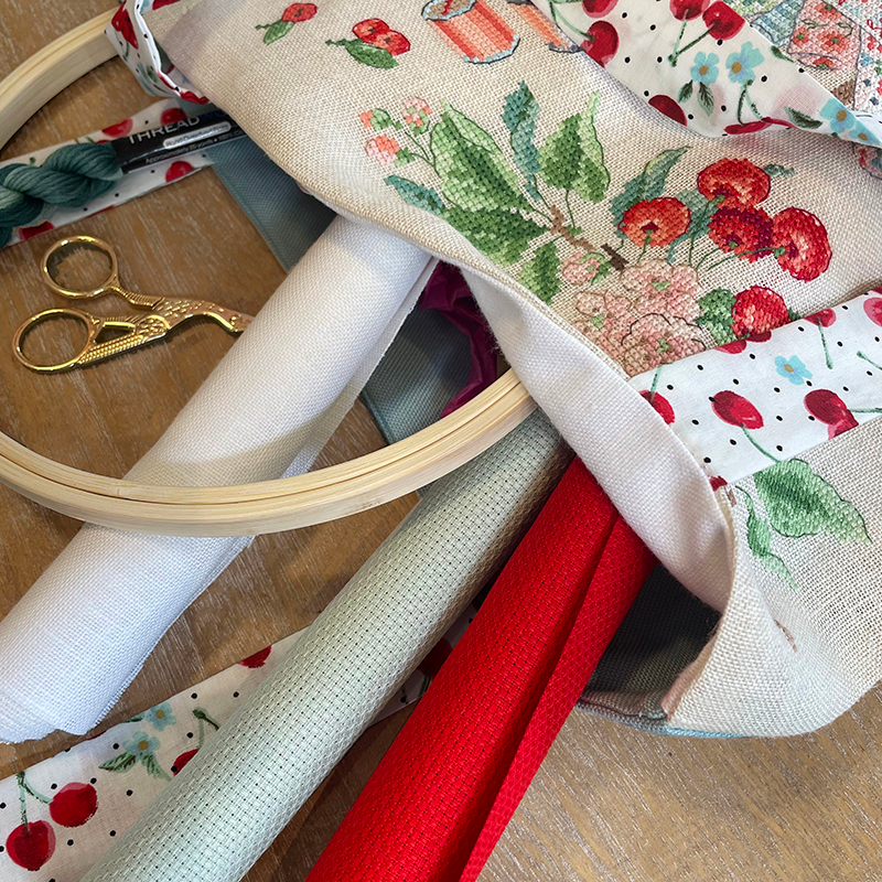 Aïda : Sac «Cerisette et bobinette»