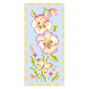 Grille «Tendre pensée»