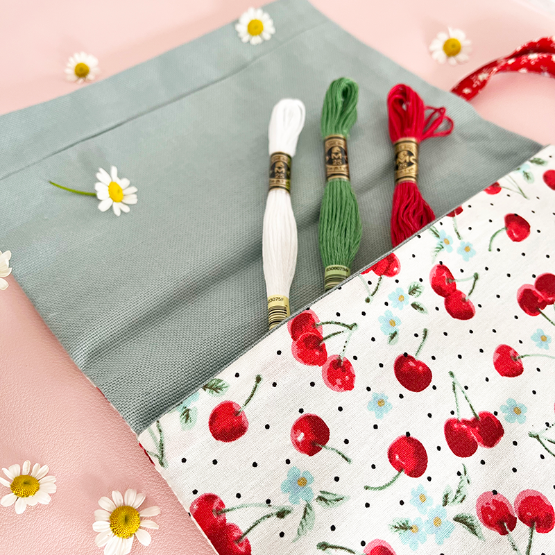 Lin : Pochette «Cerisette»