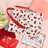 Lin : Pochette «Cerisette» Lin : Pochette «Cerisette»