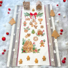 Aïda «Pain d'épice» Tea towel Aïda «Pain d'épice» Tea towel