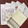 Aïda «Pain d'épice» Tea towel Aïda «Pain d'épice» Tea towel