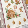 Aïda «Pain d'épice» Tea towel Aïda «Pain d'épice» Tea towel