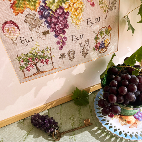Linen «Raisins» Study (maxi pattern) Linen «Raisins» Study (maxi pattern)