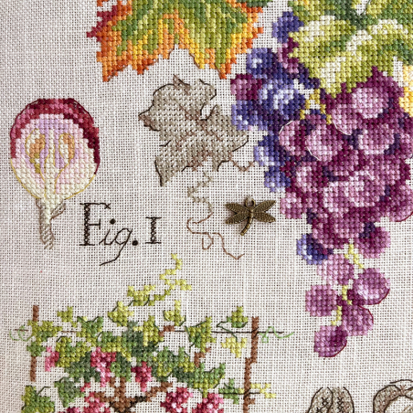 Linen «Raisins» Study (maxi pattern) Linen «Raisins» Study (maxi pattern)