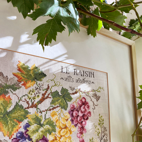 Linen «Raisins» Study (maxi pattern) Linen «Raisins» Study (maxi pattern)