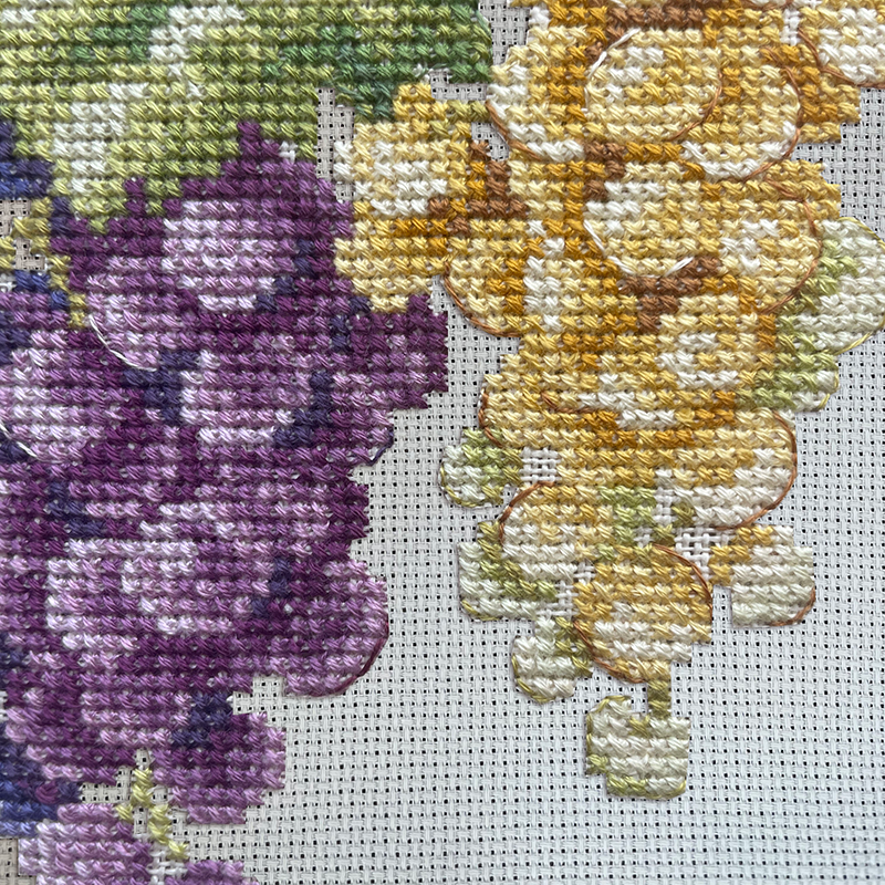 Aïda «Raisins» Study (Maxi pattern)