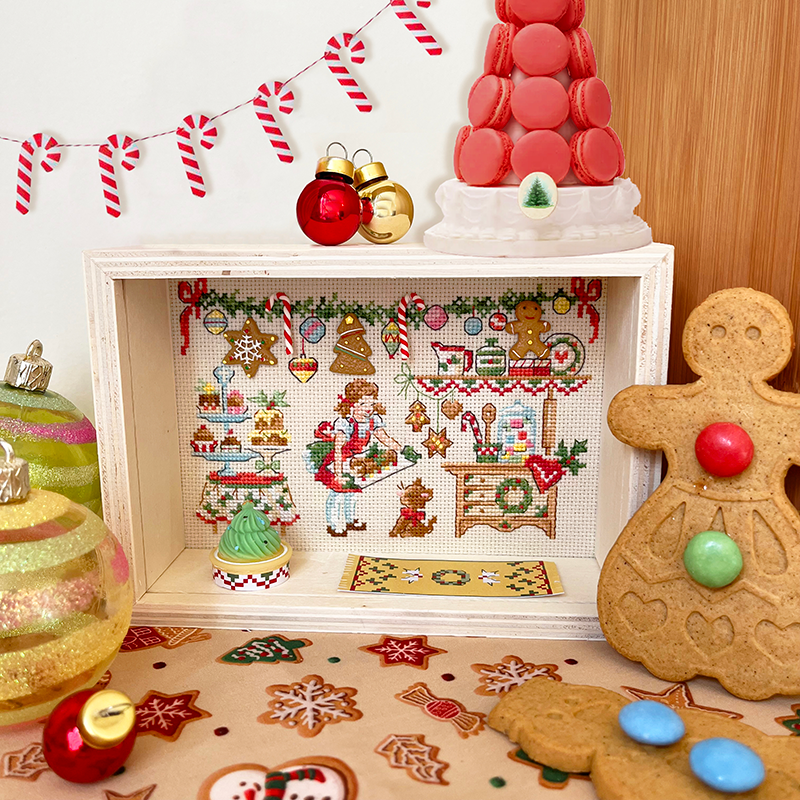 Aïda : La vitrine «Ma petite cuisine de Noël»