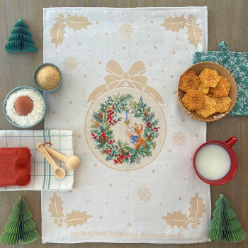 Aida «Le Noël de Félix» Tea towel