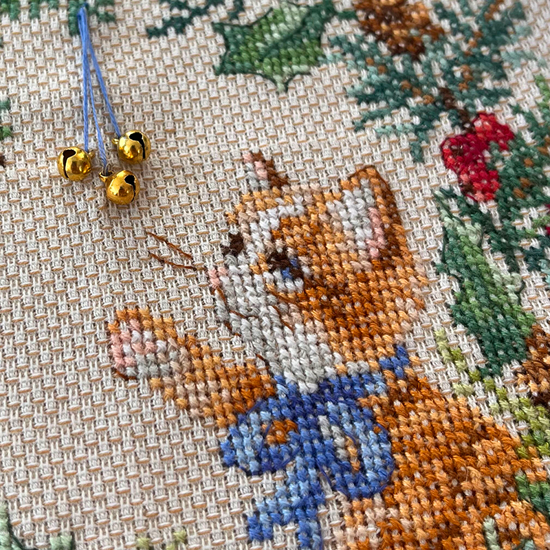 Aida «Le Noël de Félix» Tea towel