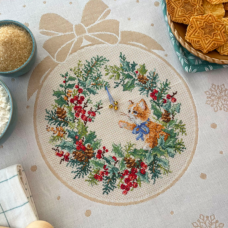 Aida «Le Noël de Félix» Tea towel