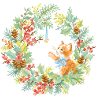 Aida «Le Noël de Félix» Tea towel Aida «Le Noël de Félix» Tea towel