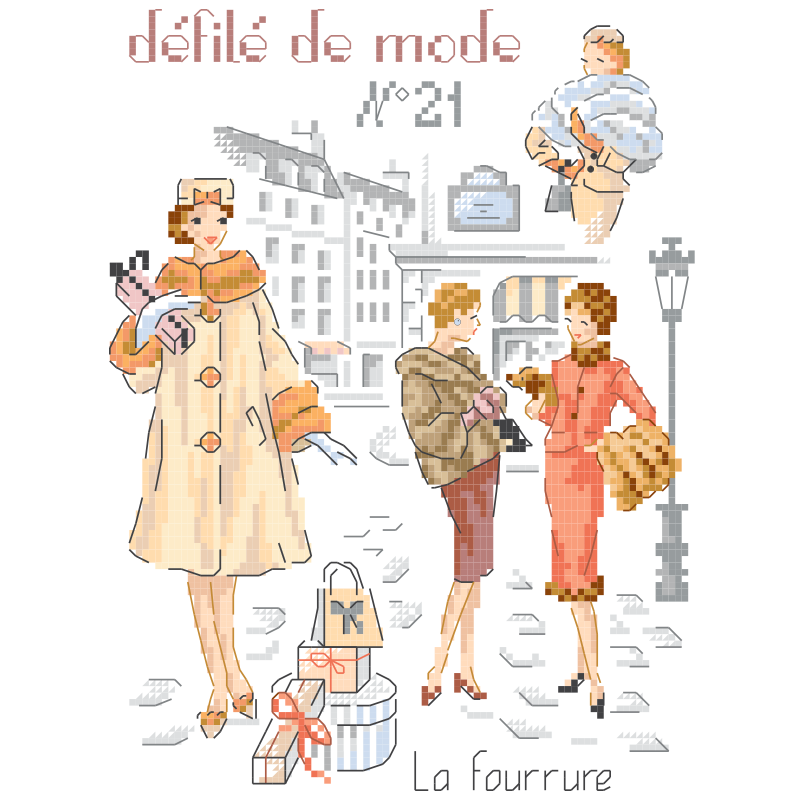 Fashion show N° 21 «LA fourrure» chart
