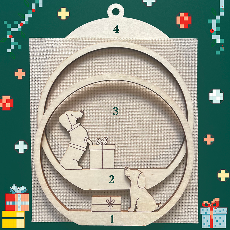 Aïda : Suspension «Mes teckels et moi»