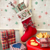 Aida : «Noël écossais» Stocking Aida : «Noël écossais» Stocking