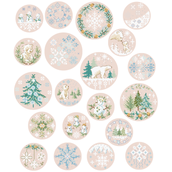 Aïda : Ma déco de Noël N°2 «Éclats givrés»