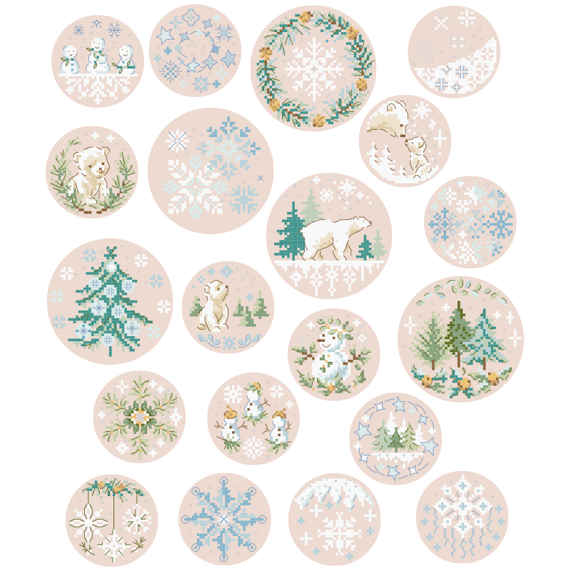 Aïda : Ma déco de Noël N°2 «Éclats givrés»