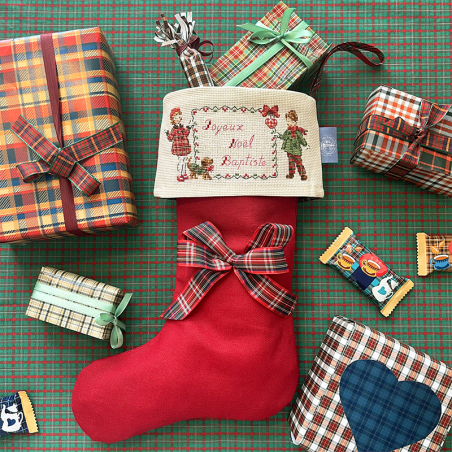 Aida : «Noël écossais» Stocking
