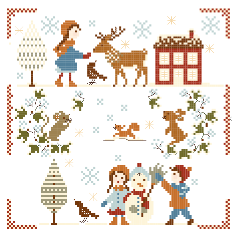 Grille : «Petits flocons»