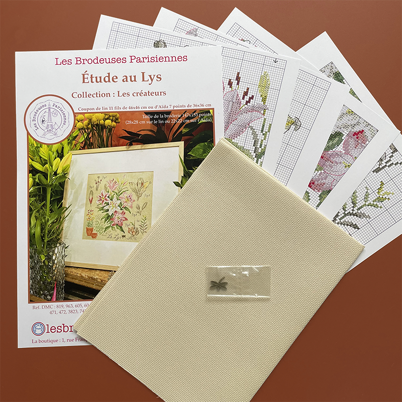 Aïda : Étude aux Lys (maxi-grille)