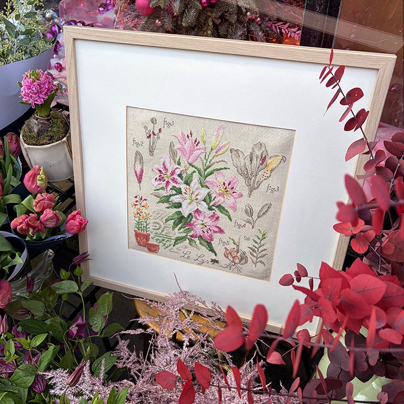 Linen : «Lys» Study (maxi-pattern)