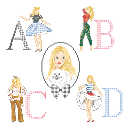 «Style BB» Alphabet Chart