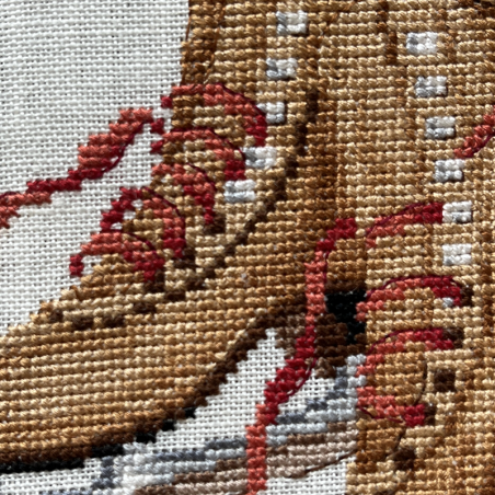 Lin : Torchon «Joies de la montagne»