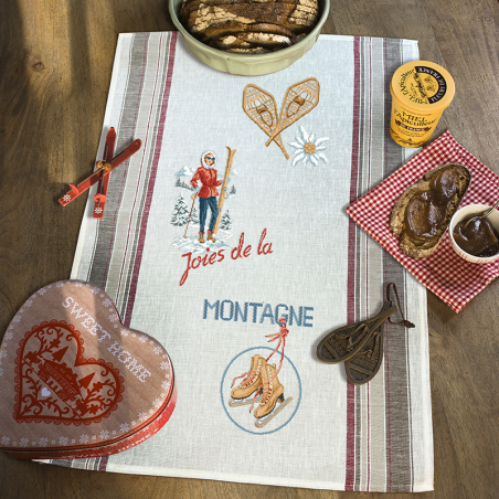 Aïda «Joies de la montagne» Tea towel
