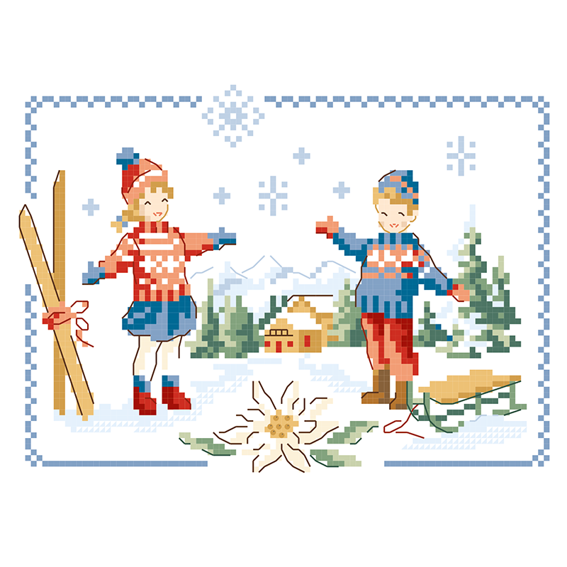 Grille «À la montagne»