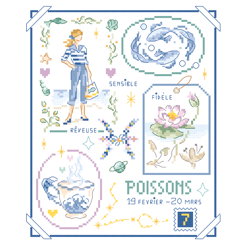 Zodiac Sign «Poissons» Chart