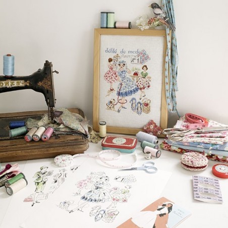 Digital Download (PDF) : Fashion show N°1 « Flowers »