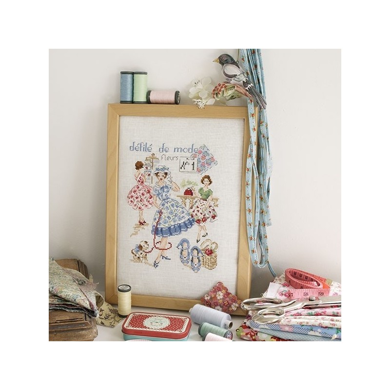 Digital Download (PDF) : Fashion show N°1 « Flowers »