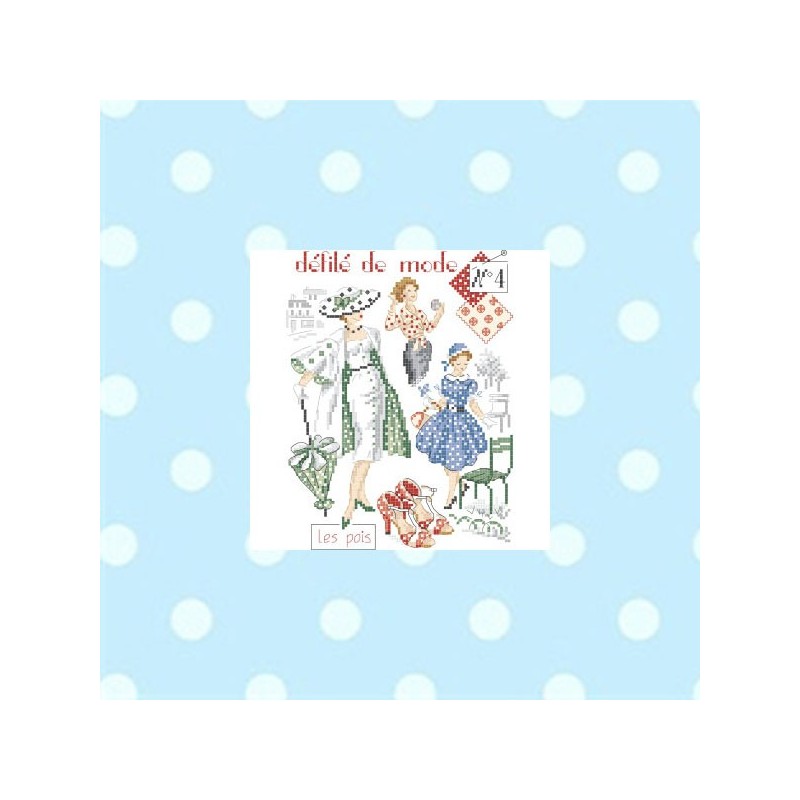 Digital Download (PDF) : Fashion show N°4 « Polka dots » chart