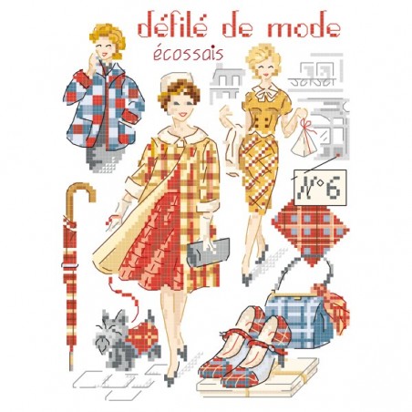 Digital Download (PDF) : Fashion show N°6 « Scotland the Brave » chart