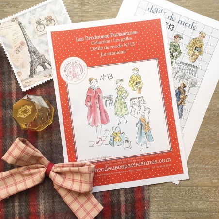 Digital Download (PDF) : Fashion show N° 13 « The coat » chart