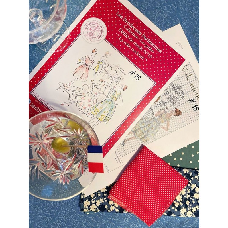 Digital Download (PDF) : Fashion show N° 15 « The cocktail dress » chart