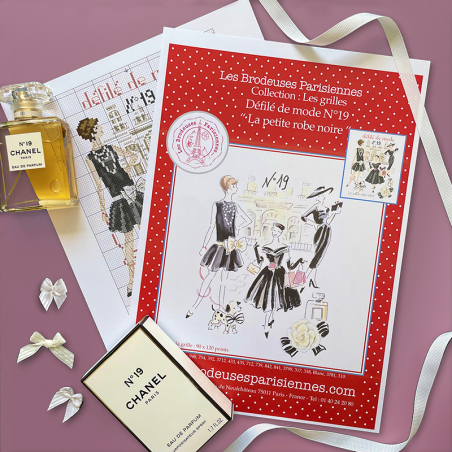 Digital Download (PDF) : Fashion show N° 19 «La petite robe noire » chart