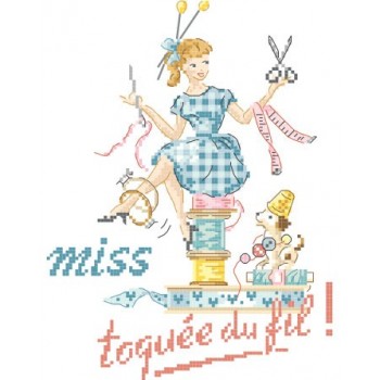 Digital Download (PDF) : Miss «Toquée du fil» Chart