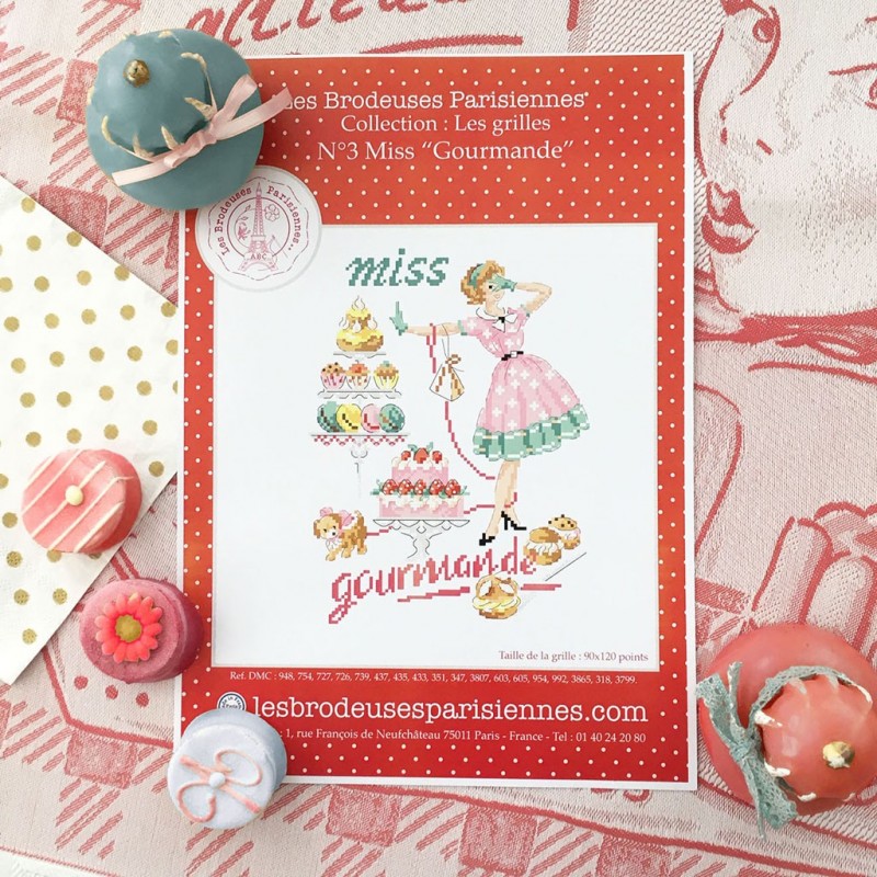 Digital Download (PDF) : Miss «Gourmande» Chart