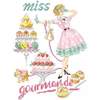 Grille PDF à télécharger : Miss «Gourmande»