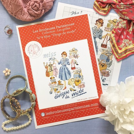 Grille PDF à télécharger : Miss «Dingue de mode »